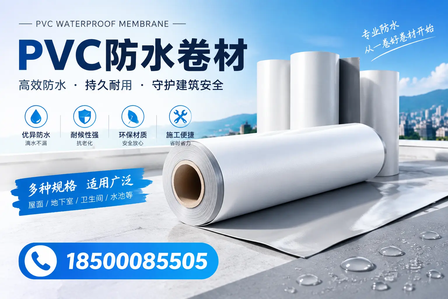 如何选择适合的PVC防水卷材？专家为您解答贵阳的需求